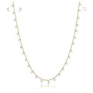Meira T Signature Bezel Necklace. Stunning.